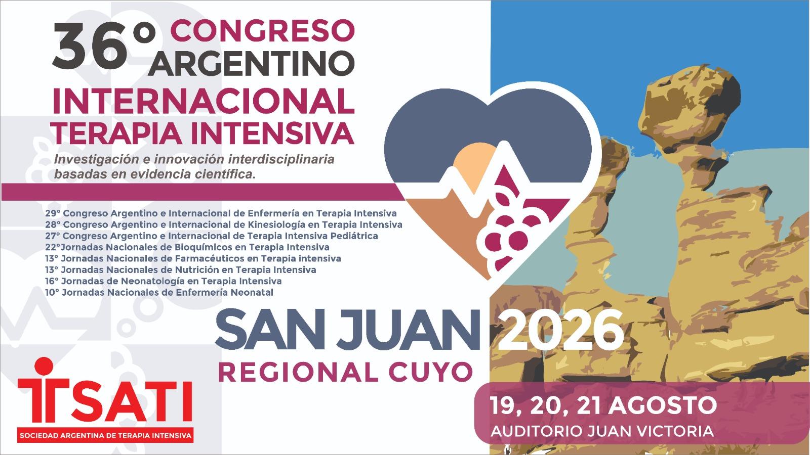 36º Congreso Argentino e Internacional de Terapia Intensiva